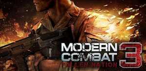 Modern Combat 3: Fallen Nation (Android) + aLL КЕШ