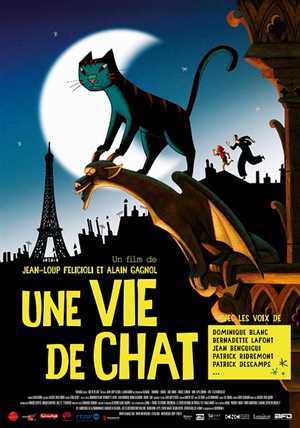 Кошачья жизнь / Une Vie de Chat (2010) DVDRip